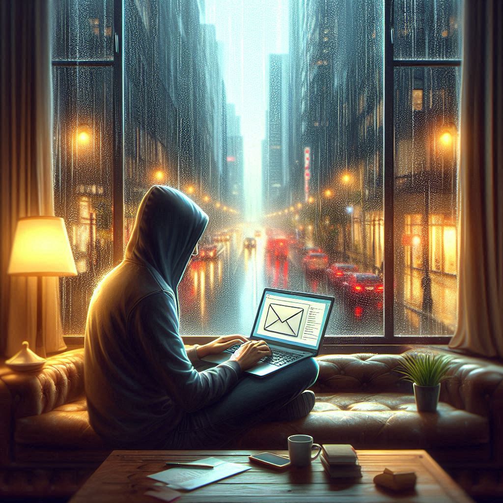 Esős délután a városban